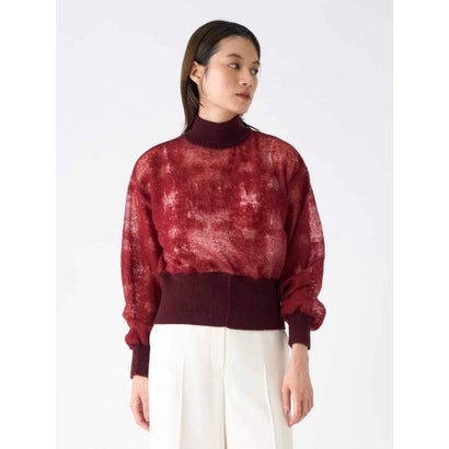 ランバン コレクション LANVIN COLLECTION ウールジャカード先染カットソー （オフホワイト）｜詳細画像