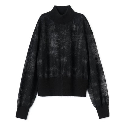 ランバン コレクション LANVIN COLLECTION ウールジャカード先染カットソー （ブラック）｜詳細画像