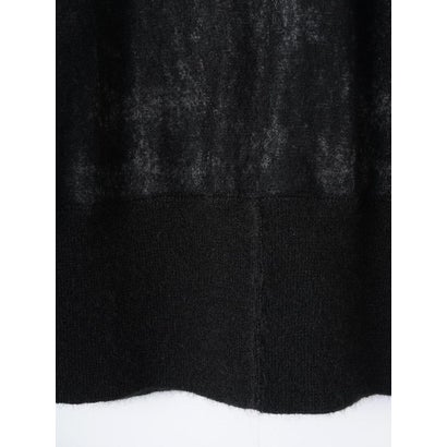 ランバン コレクション LANVIN COLLECTION ウールジャカード先染カットソー （ブラック）｜詳細画像