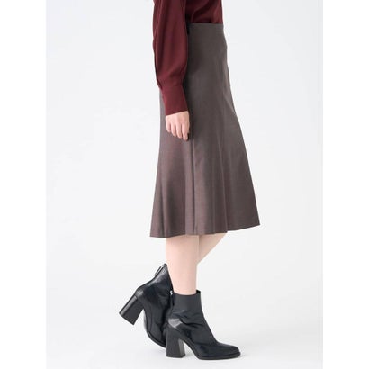 ランバン コレクション LANVIN COLLECTION シルクウール マーメイドライン ストレッチスカート （ベージュ）｜詳細画像
