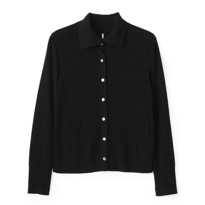ランバン コレクション LANVIN COLLECTION インターシャ配色プルオーバー （ブラック）｜詳細画像