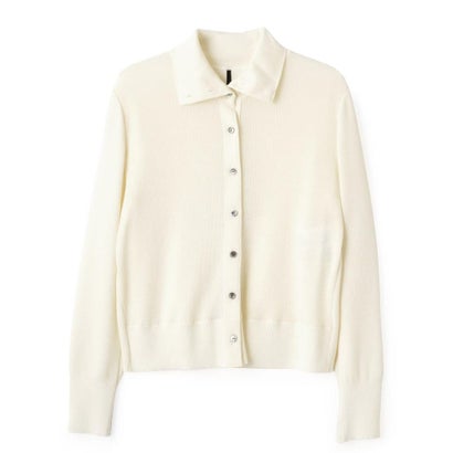 ランバン コレクション LANVIN COLLECTION インターシャ配色プルオーバー （オフホワイト）｜詳細画像