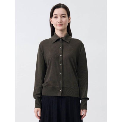 ランバン コレクション LANVIN COLLECTION インターシャ配色プルオーバー （オフホワイト）｜詳細画像