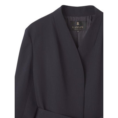 ランバン コレクション LANVIN COLLECTION 比翼ペプラムジャケット （グリーン系その他）｜詳細画像
