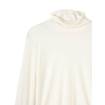ランバン コレクション LANVIN COLLECTION ウォッシャブルシルク タートルネックカットソー （オフホワイト）｜詳細画像