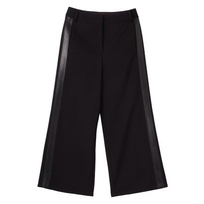ランバン コレクション LANVIN COLLECTION ポンチ素材パンツ （ブラック）｜詳細画像