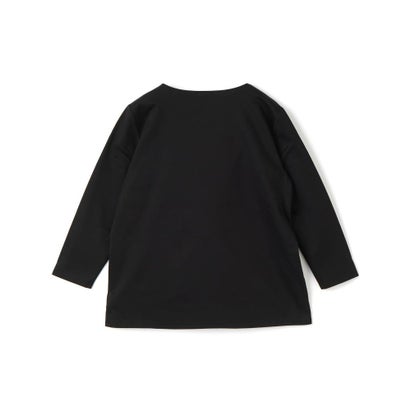 ランバン コレクション LANVIN COLLECTION ラウンドネック七分袖カットソー （ブラック）｜詳細画像
