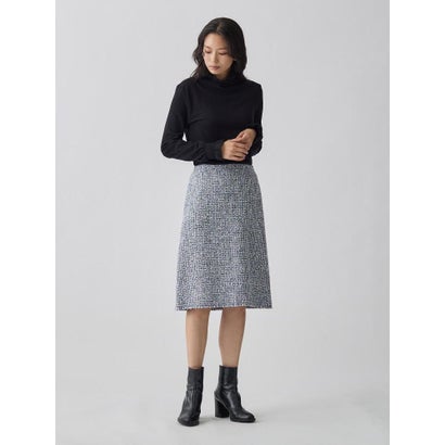 ランバン コレクション LANVIN COLLECTION ファンシーヤーンツイードスカート （ライトピンク）｜詳細画像