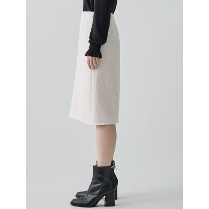 ランバン コレクション LANVIN COLLECTION ファンシーヤーンツイードスカート （ライトピンク）｜詳細画像