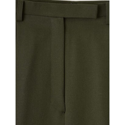 ランバン コレクション LANVIN COLLECTION センタープレスオーバルタックスラックス （グリーン系その他）｜詳細画像