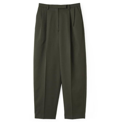 ランバン コレクション LANVIN COLLECTION センタープレスオーバルタックスラックス （グリーン系その他）｜詳細画像