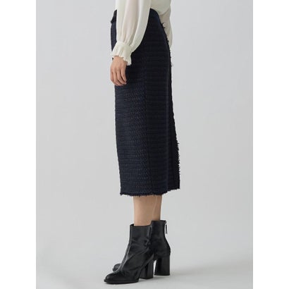 ランバン コレクション LANVIN COLLECTION ツイーディーニットスカート （ベージュ）｜詳細画像