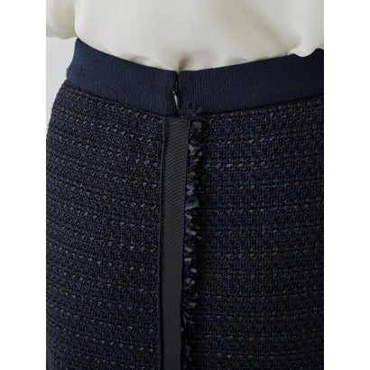 ランバン コレクション LANVIN COLLECTION ツイーディーニットスカート （ベージュ）｜詳細画像