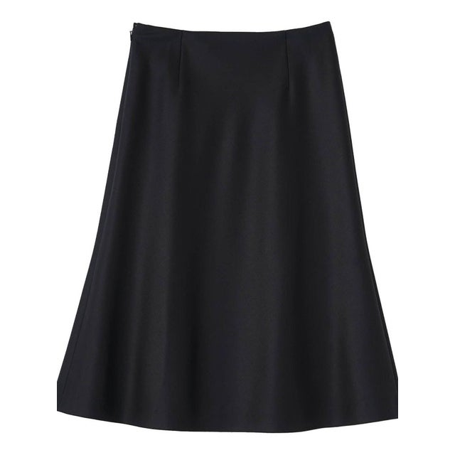ストレッチギャバスカート （ネイビー）