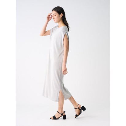 ランバン コレクション LANVIN COLLECTION ホールガーメントノースリーブワンピース （ベージュ）｜詳細画像
