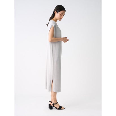 ランバン コレクション LANVIN COLLECTION ホールガーメントノースリーブワンピース （ベージュ）｜詳細画像