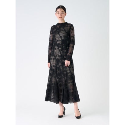 ランバン コレクション LANVIN COLLECTION ウールジャカードワンピース （オフホワイト）｜詳細画像