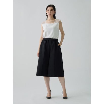 ランバン コレクション LANVIN COLLECTION 撥水ストレッチニットパンツ （ホワイト）｜詳細画像