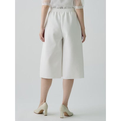 ランバン コレクション LANVIN COLLECTION 撥水ストレッチニットパンツ （ホワイト）｜詳細画像