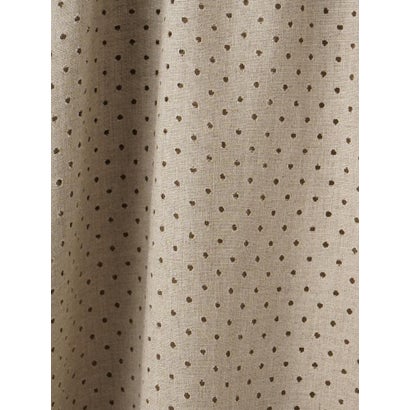 ランバン コレクション LANVIN COLLECTION パンチングリネン ボウタイドレス （ブラック）｜詳細画像