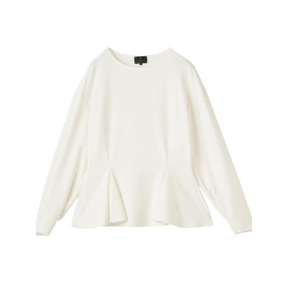 ランバン コレクション LANVIN COLLECTION ネオプレーンダンボールカットソー （ホワイト）｜詳細画像