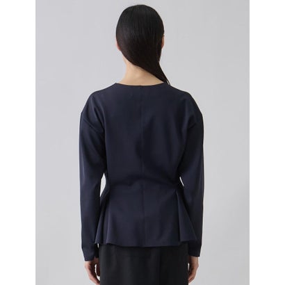 ランバン コレクション LANVIN COLLECTION ネオプレーンダンボールカットソー （ホワイト）｜詳細画像