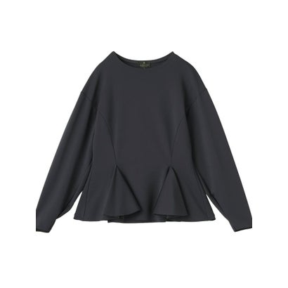 ランバン コレクション LANVIN COLLECTION ネオプレーンダンボールカットソー （ネイビー）｜詳細画像