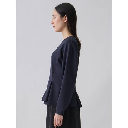 ランバン コレクション LANVIN COLLECTION ネオプレーンダンボールカットソー （ネイビー）｜詳細画像