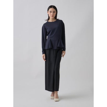 ランバン コレクション LANVIN COLLECTION ネオプレーンダンボールカットソー （ネイビー）｜詳細画像