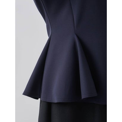 ランバン コレクション LANVIN COLLECTION ネオプレーンダンボールカットソー （ネイビー）｜詳細画像