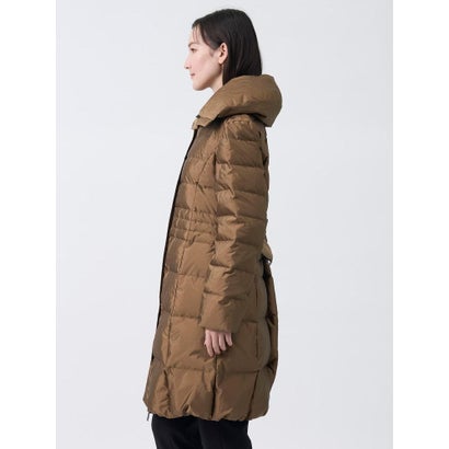 ランバン コレクション LANVIN COLLECTION ファブリカ社製タフタ ウエストシェイプダウンコート （ブラック）｜詳細画像