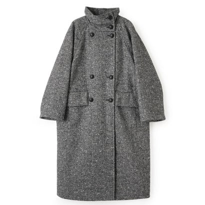 ランバン コレクション LANVIN COLLECTION スラブファンシーツイードコート （ブラック配色）｜詳細画像