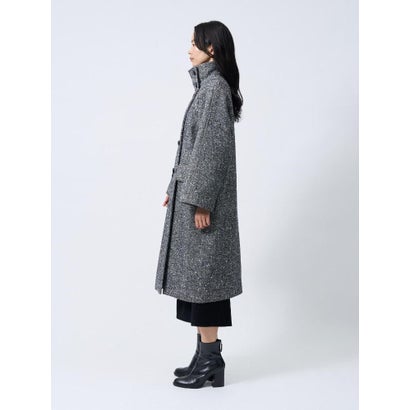 ランバン コレクション LANVIN COLLECTION スラブファンシーツイードコート （ブラック配色）｜詳細画像