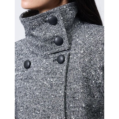 ランバン コレクション LANVIN COLLECTION スラブファンシーツイードコート （ブラック配色）｜詳細画像