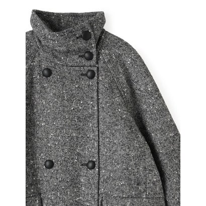 ランバン コレクション LANVIN COLLECTION スラブファンシーツイードコート （ブラック配色）｜詳細画像