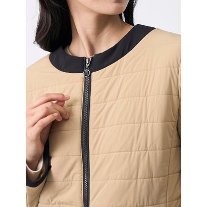 ランバン コレクション LANVIN COLLECTION ストレッチタフタジャケット （ブラック）｜詳細画像