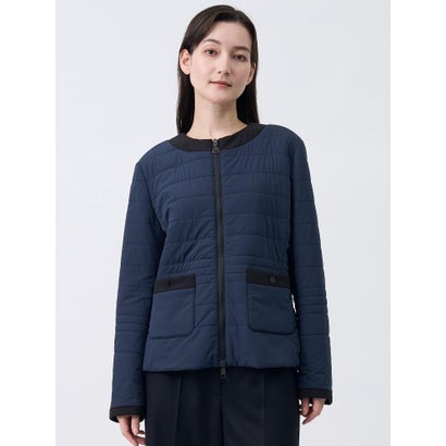 ランバン コレクション LANVIN COLLECTION ストレッチタフタジャケット （ブラック）｜詳細画像