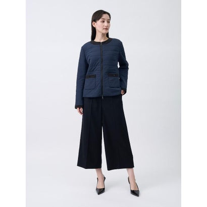 ランバン コレクション LANVIN COLLECTION ストレッチタフタジャケット （ブラック）｜詳細画像