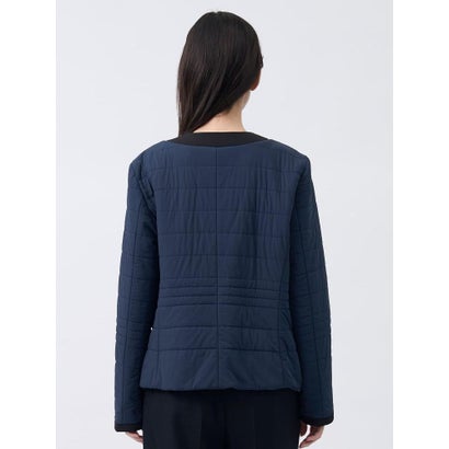 ランバン コレクション LANVIN COLLECTION ストレッチタフタジャケット （キャメル）｜詳細画像