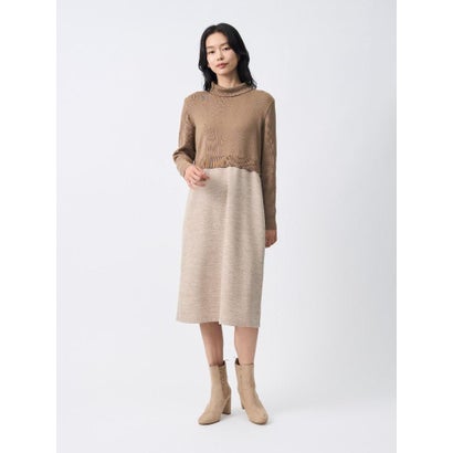 ランバン コレクション LANVIN COLLECTION ワンピース （ベージュ）｜詳細画像