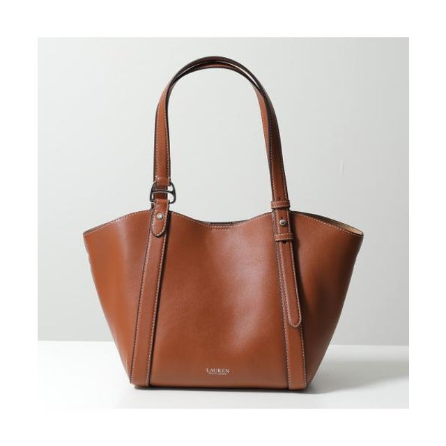 Lauren Ralph Lauren スモールトートバッグ TASHA （001/LAUREN-TAN/ブラウン）