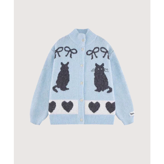 Animal Jacquard Cardigan （50）