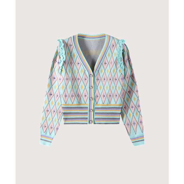 Candy Sparkle Cardigan （Green）