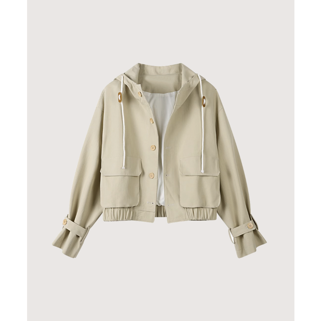 Quilty Hood Trench Coat （Beige）