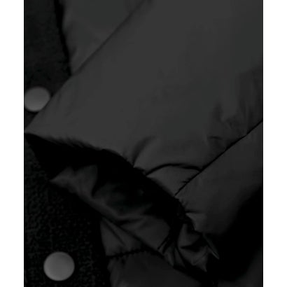 Shoulder Beads Deco Duck Down Coat （Black）｜詳細画像