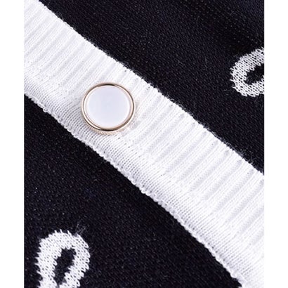 ラポミ プチ LA POMME petit Ribbon Embroidery Knit Set Up リボンジャガードセットアップ （Black）｜詳細画像