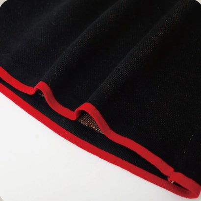 ラポミ プチ LA POMME petit Cherry Jacquard Knit Set-Up チェリージャガードニットセットアップ （Black）｜詳細画像