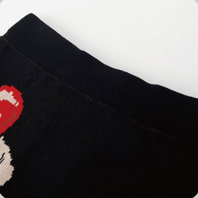 ラポミ プチ LA POMME petit Cherry Jacquard Knit Set-Up チェリージャガードニットセットアップ （Black）｜詳細画像