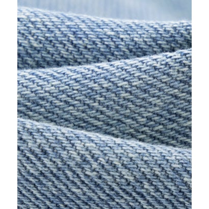 ラポミ プチ LA POMME petit Wide Denim Pants With Lace Apron （Blue）｜詳細画像