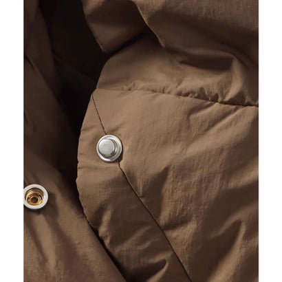 ラポミ プチ LA POMME petit Quilting Ribbon Puffer Duck Down Jacket キルティングリボンパファーダックダウンジャケット （Brown）｜詳細画像